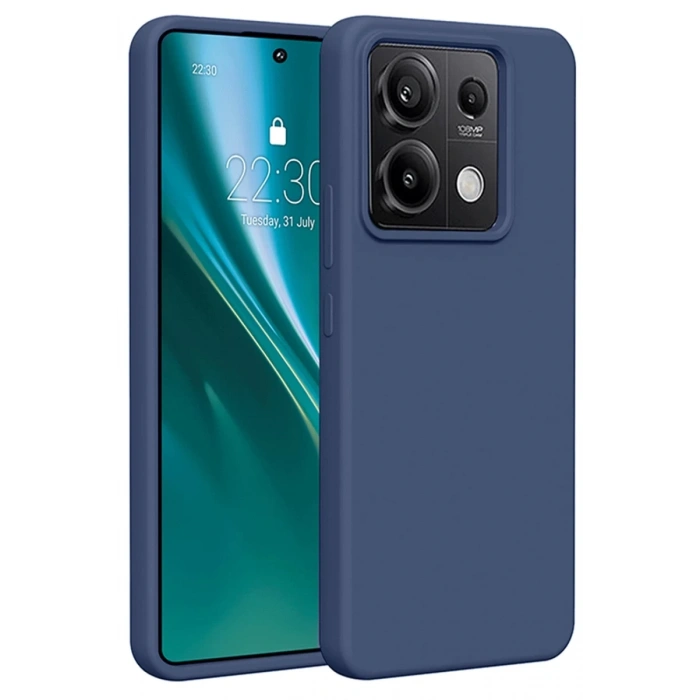 Xiaomi Redmi Note 13 4G Kılıf First Silikon - Lacivert