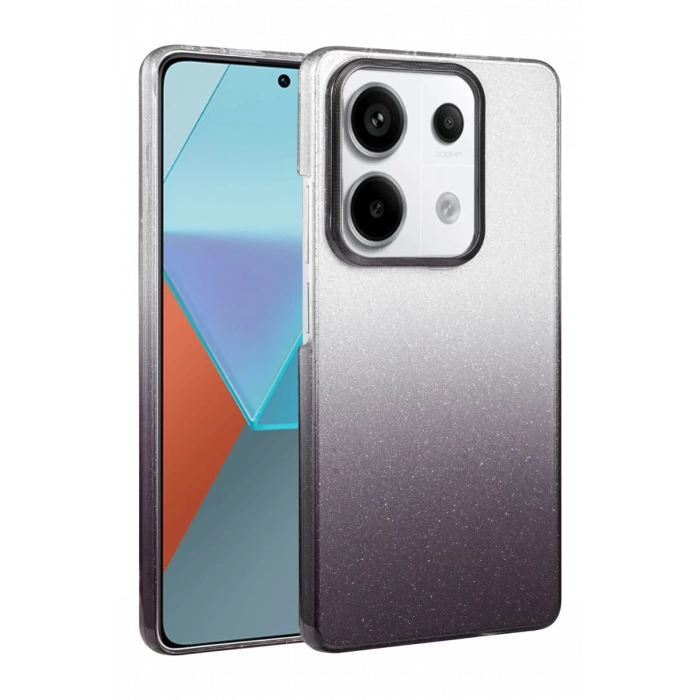 Xiaomi Redmi Note 13 Pro 4G Glossy Kapak - Siyah