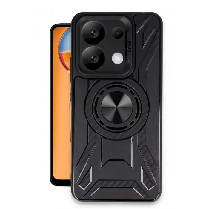 Xiaomi Redmi Note 13 Pro 4G Kılıf Lincoln Silikon - Siyah