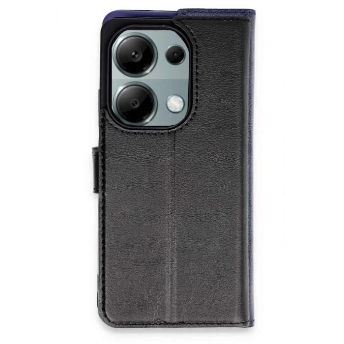 Xiaomi Redmi Note 13 Pro 4G Kılıf Trend S Plus Kapaklı Kılıf - Siyah