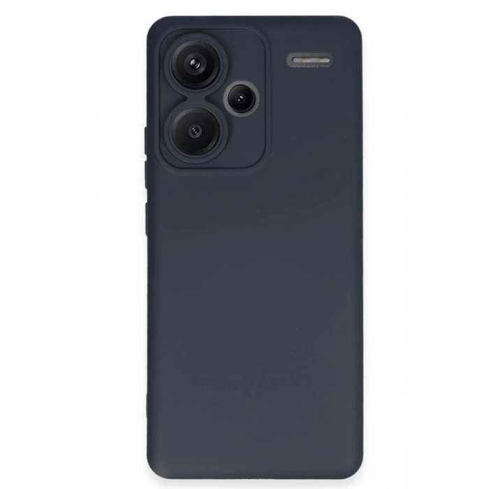 Xiaomi Redmi Note 13 Pro Plus Kılıf Nano içi Kadife Silikon - Lacivert