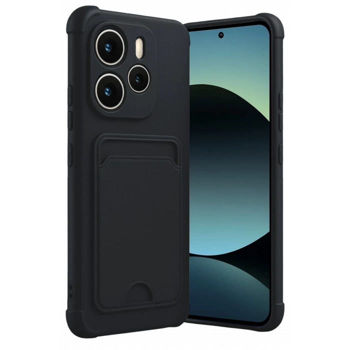 Xiaomi Redmi Note 14 4G Kelvin Kartvizitli Silikon - Siyah