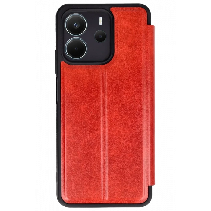 Xiaomi Redmi Note 14 4G Kılıf Flip Cover - Kırmızı