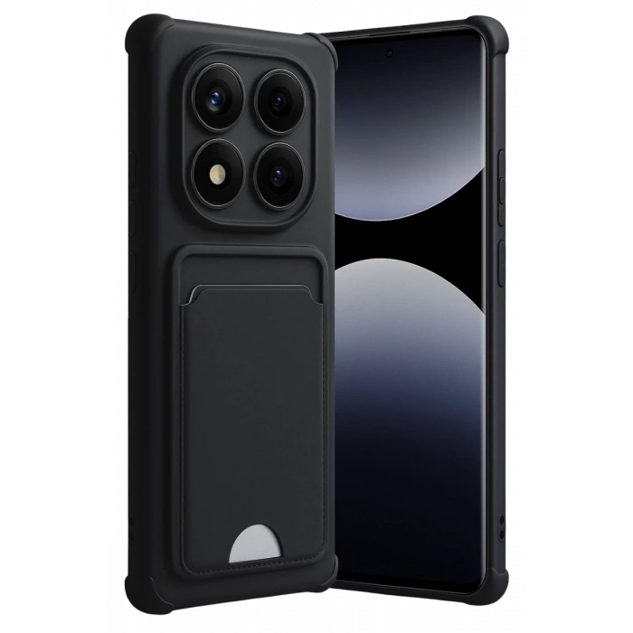Xiaomi Redmi Note 14 Pro 4G Kelvin Kartvizitli Silikon - Siyah