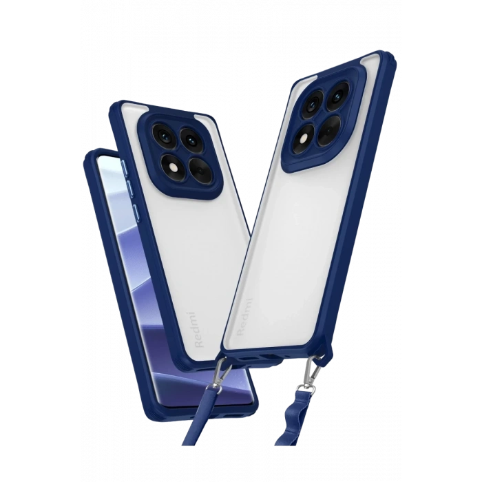 Xiaomi Redmi Note 14 Pro 4G Kılıf Penta Silikon Kılıf - Lacivert