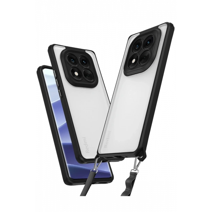 Xiaomi Redmi Note 14 Pro 4G Kılıf Penta Silikon Kılıf - Siyah