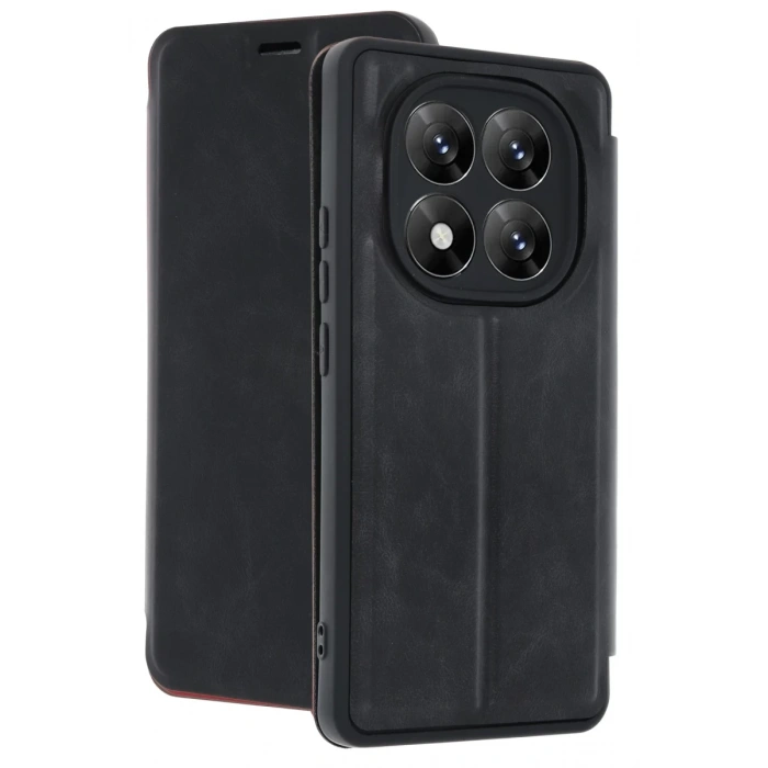 Xiaomi Redmi Note 14 Pro 5G Kılıf Flip Cover - Siyah
