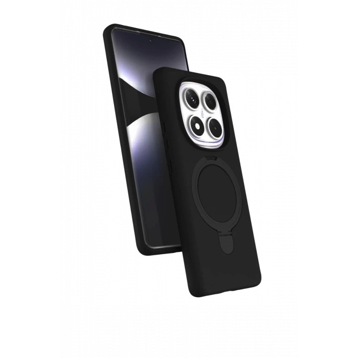 Xiaomi Redmi Note 14 Pro 5G Regal Magsafe Standlı Kapak - Siyah
