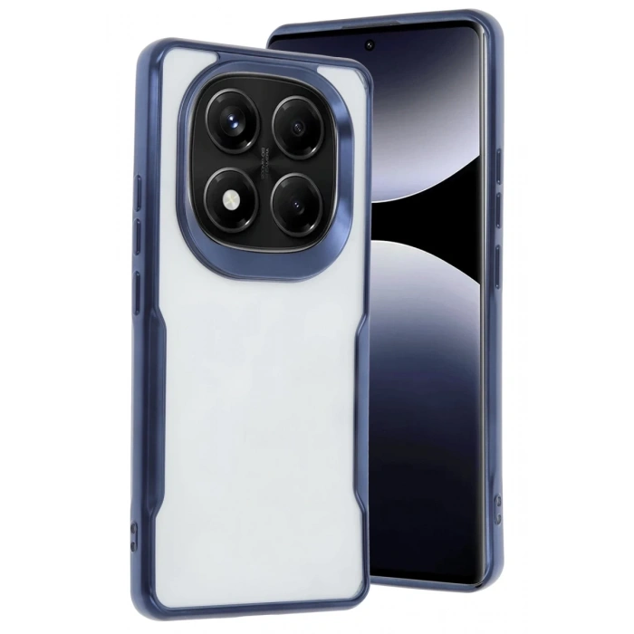Xiaomi Redmi Note 14 Pro Plus Kılıf Boyi Silikon Kapak - Lacivert