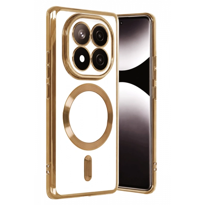 Xiaomi Redmi Note 15 Pro 5G Kross Magneticsafe Kapak - Gold