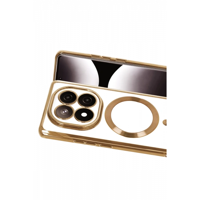 Xiaomi Redmi Note 15 Pro 5G Kross Magneticsafe Kapak - Gold