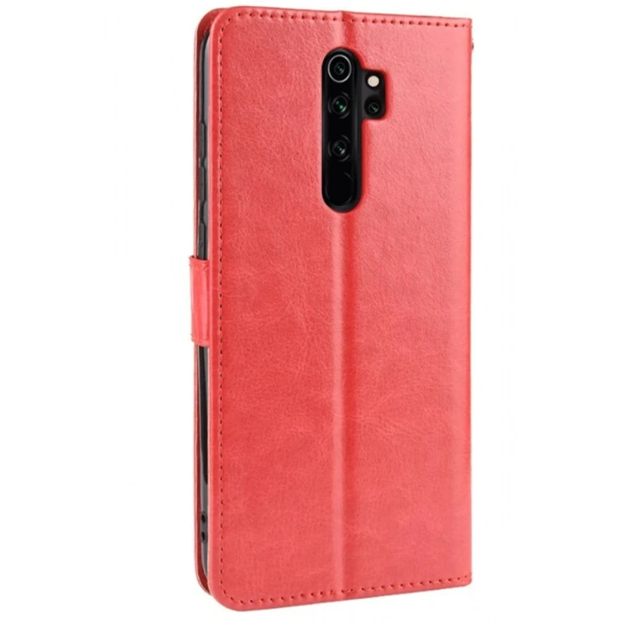 Xiaomi Redmi Note 8 Pro Kılıf Trend S Plus Kapaklı Kılıf - Kırmızı