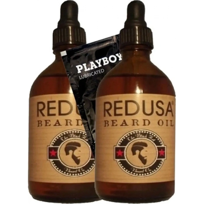 Redusa Beard Oil 2 Adet Sakal Bakım Yağı 100 ml + Hediye Jel