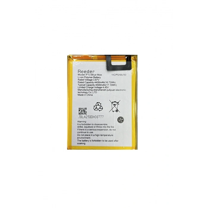 Reeder P13 Blue Max Uyumlu Batarya Pil