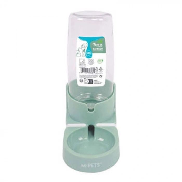 Refresh Hazneli Kedi ve Köpek Su Kabı Yeşil 850 Ml
