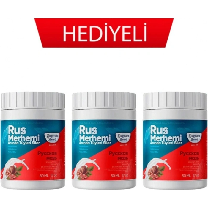Rus Merhemi 3 Kutu Orjinal Bandrollü