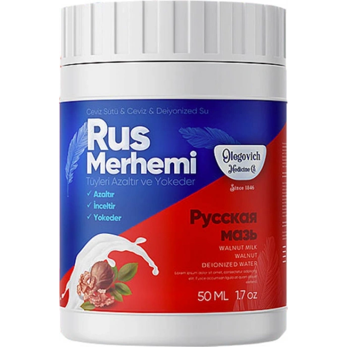 Rus Merhemi Tüy Dökücü 50 ml