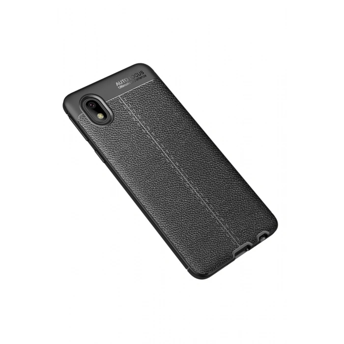 Samsung Galaxy A01 Core Uyumlu Kılıf Auto Focus Kapak - Siyah