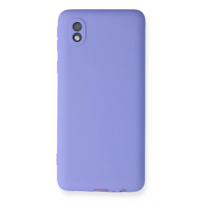 Samsung Galaxy A01 Core Uyumlu Kılıf First Silikon - Lila