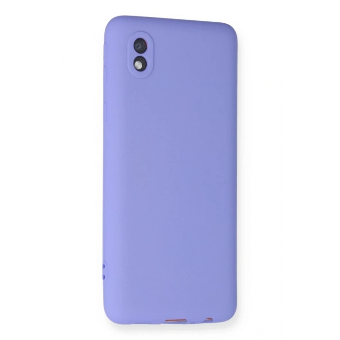 Samsung Galaxy A01 Core Uyumlu Kılıf First Silikon - Lila