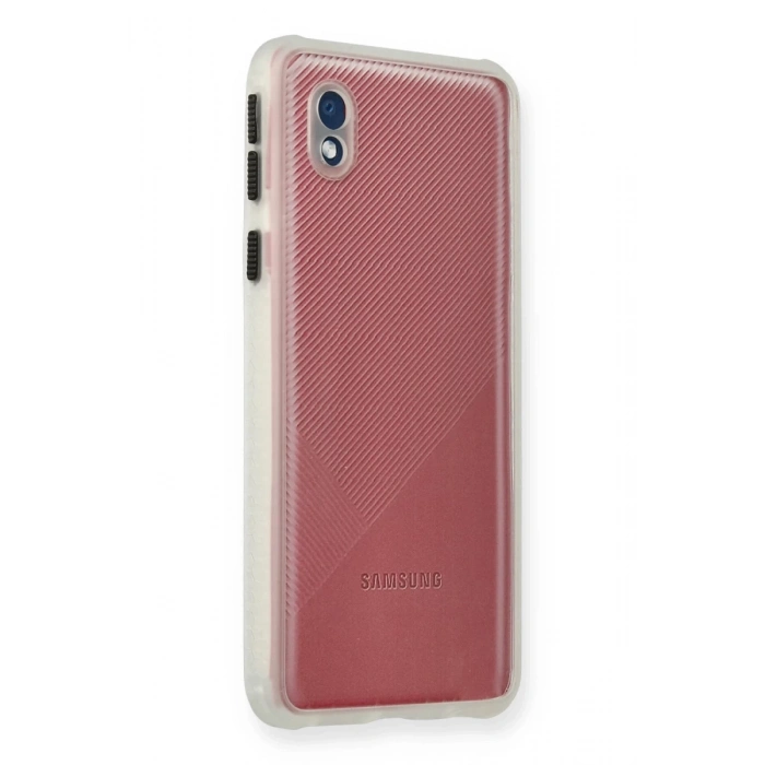 Samsung Galaxy A01 Core Uyumlu Kılıf Miami Şeffaf Silikon - Şeffaf