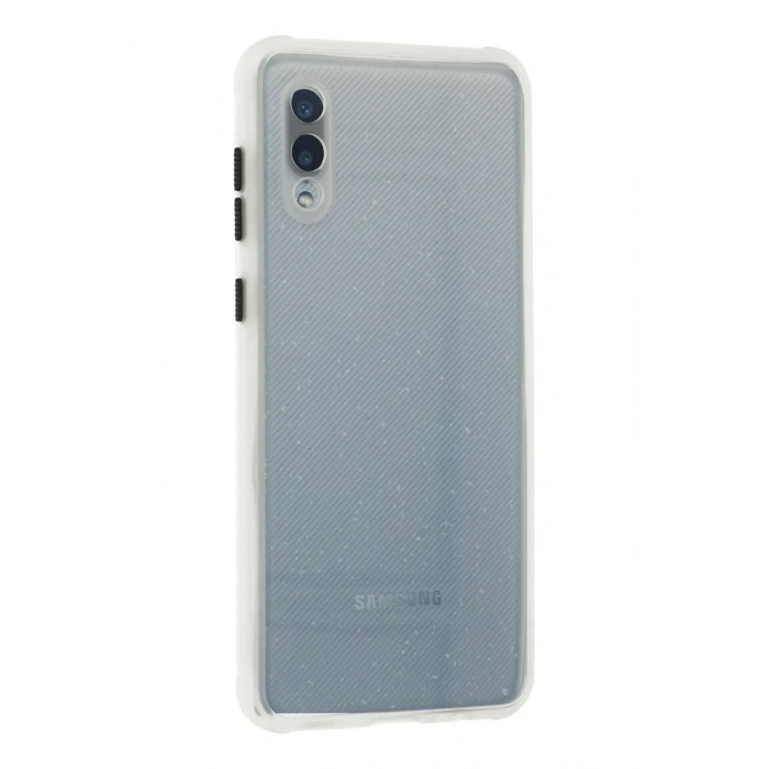 Samsung Galaxy A02 Uyumlu Kılıf Miami Şeffaf Silikon - Şeffaf