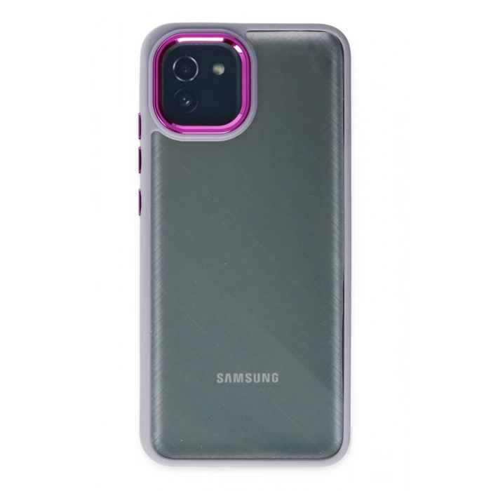 Samsung Galaxy A03 Uyumlu Kılıf Dora Kapak - Lila