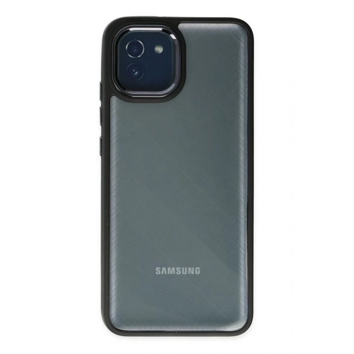 Samsung Galaxy A03 Uyumlu Kılıf Dora Kapak - Siyah