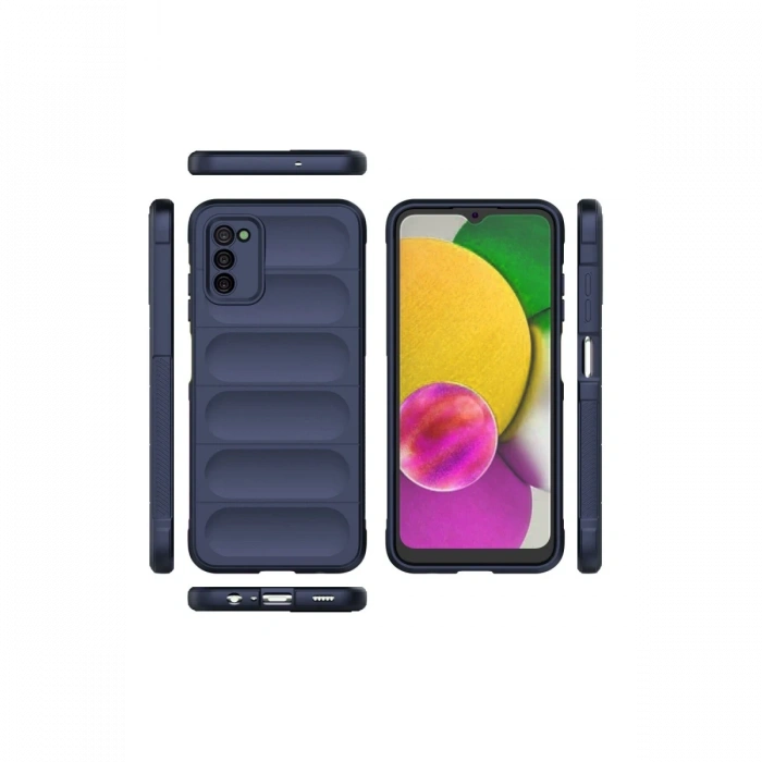 Samsung Galaxy A03S Kılıf Optimum Silikon - Lacivert