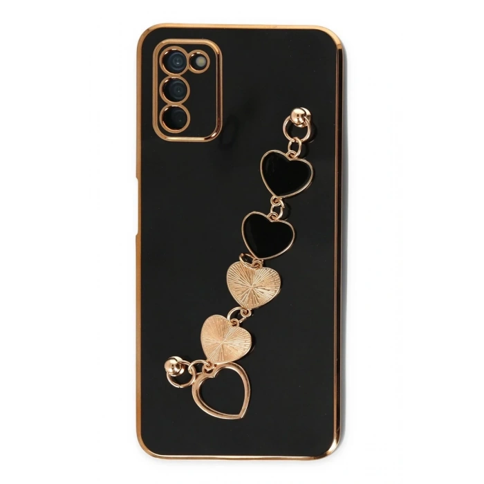 Samsung Galaxy A03S Uyumlu Kılıf Esila Silikon - Siyah