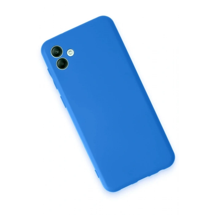 Samsung Galaxy A04 Uyumlu Kılıf First Silikon - Mavi