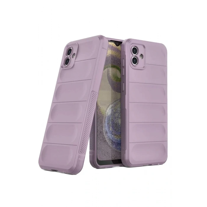 Samsung Galaxy A05 Kılıf Optimum Silikon - Mor
