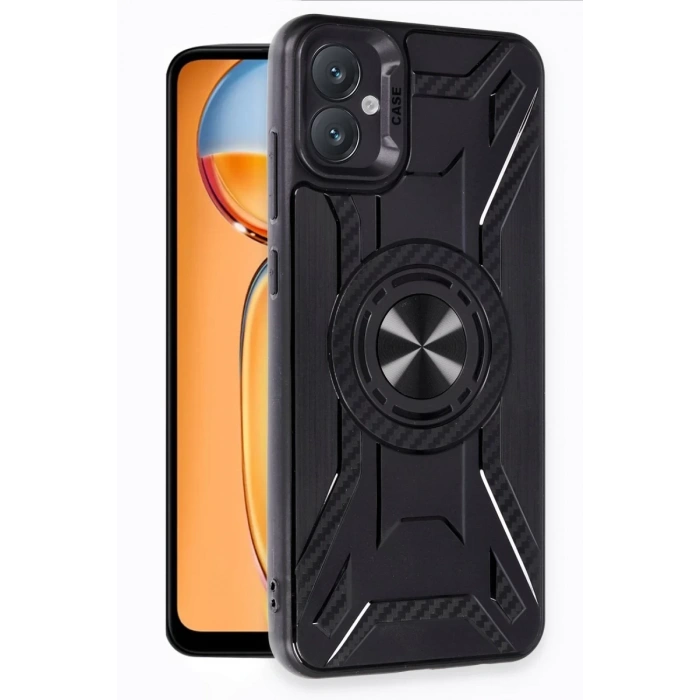 Samsung Galaxy A05 Uyumlu Kılıf Lincoln Silikon - Siyah