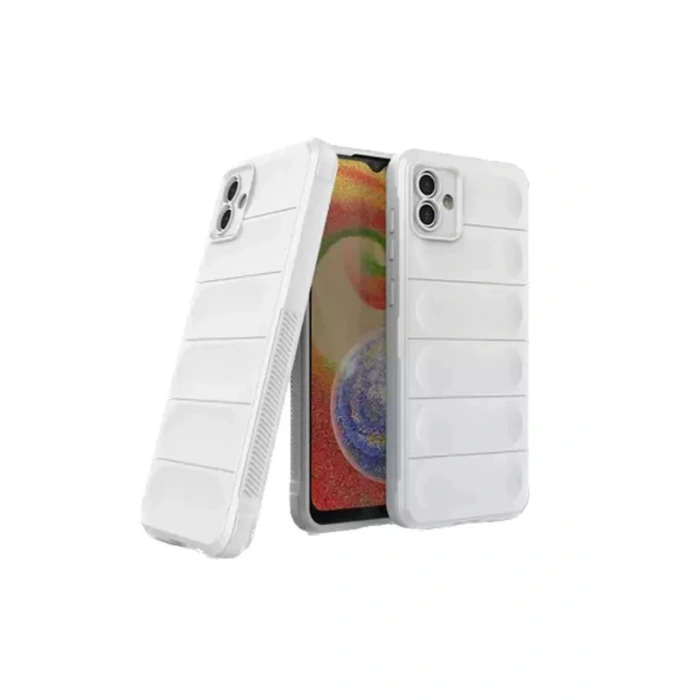 Samsung Galaxy A05 Uyumlu Kılıf Optimum Silikon - Krem
