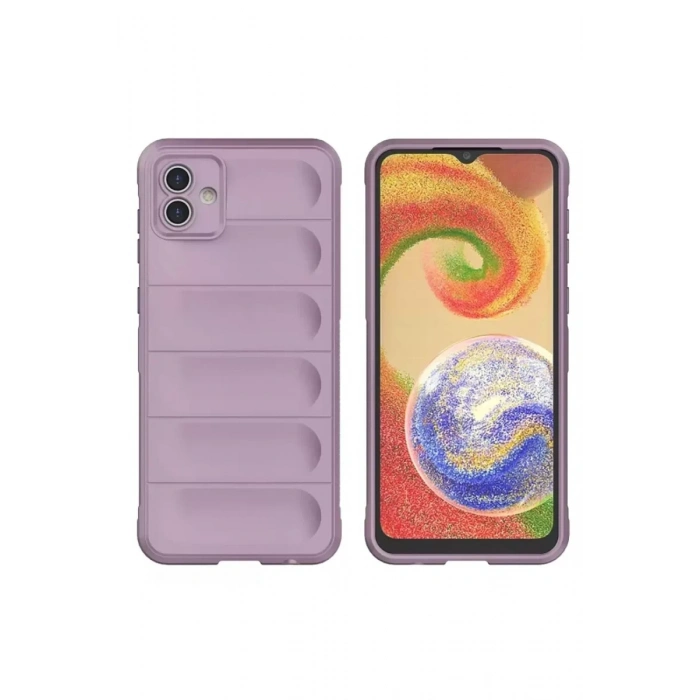 Samsung Galaxy A05 Uyumlu Kılıf Optimum Silikon - Mor