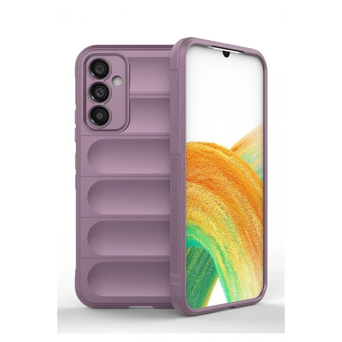Samsung Galaxy A05S Kılıf Optimum Silikon - Mor