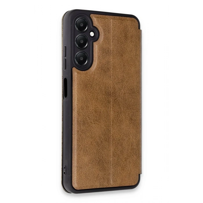 Samsung Galaxy A05S Uyumlu Kılıf Flip Cover - Taba