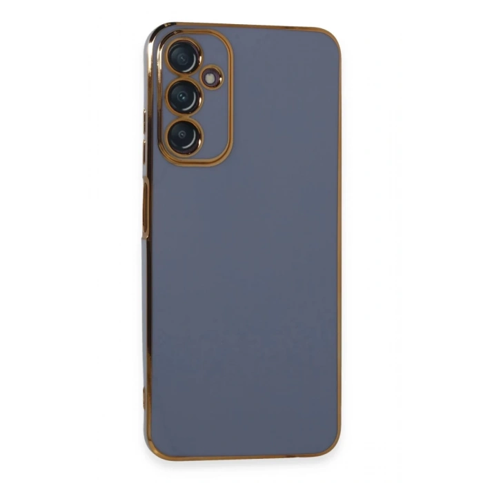 Samsung Galaxy A05S Uyumlu Kılıf Volet Silikon - Mavi