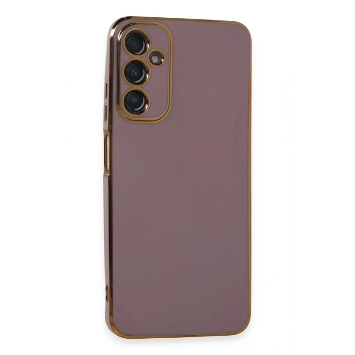 Samsung Galaxy A05S Uyumlu Kılıf Volet Silikon - Mor