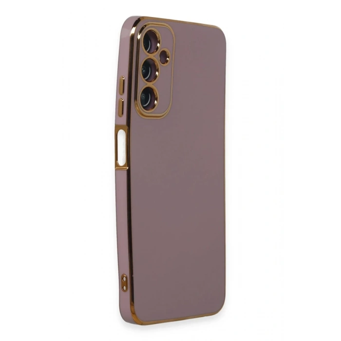 Samsung Galaxy A05S Uyumlu Kılıf Volet Silikon - Mor