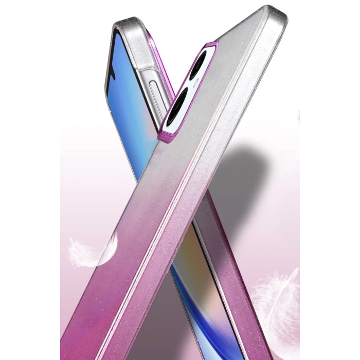 Samsung Galaxy A06 Glossy Kapak - Mavi