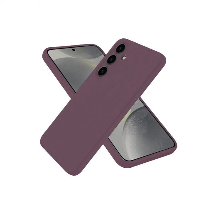 Samsung Galaxy A06 Uyumlu Kılıf First Silikon - Mürdüm