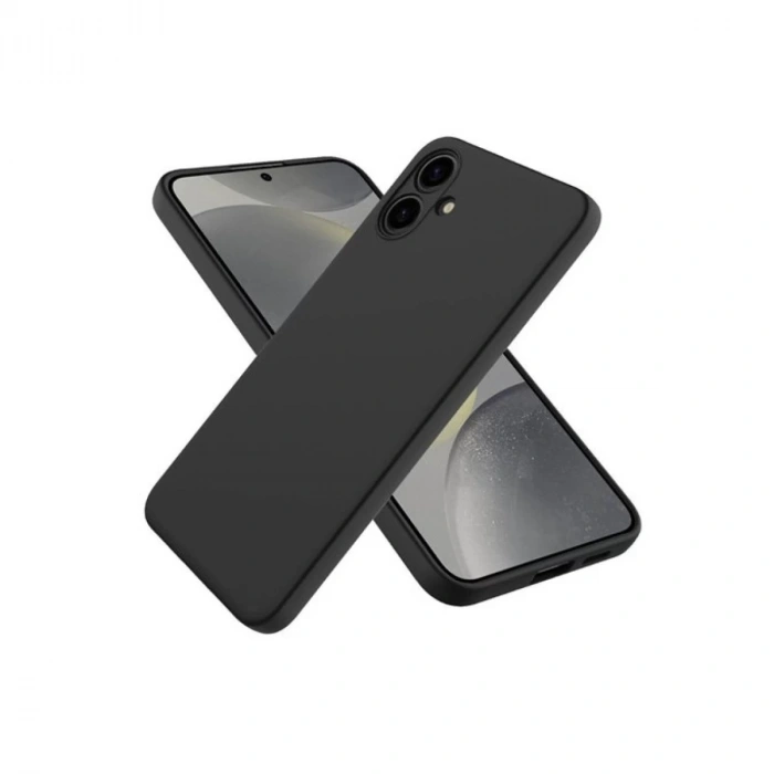 Samsung Galaxy A06 Uyumlu Kılıf First Silikon - Siyah