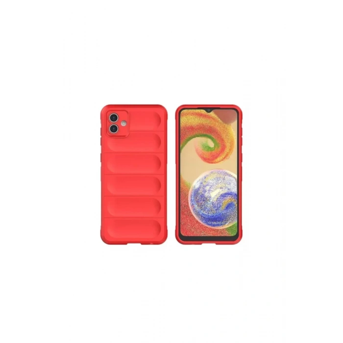 Samsung Galaxy A06 Uyumlu Kılıf Optimum Silikon - Kırmızı