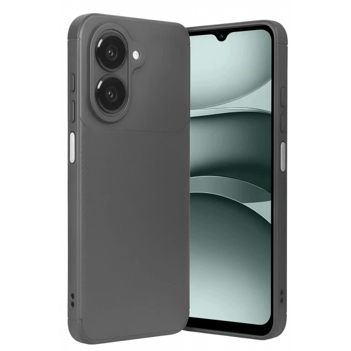 Samsung Galaxy A07 4G Uyumlu Auto Focus Karbon Kapak - Gri