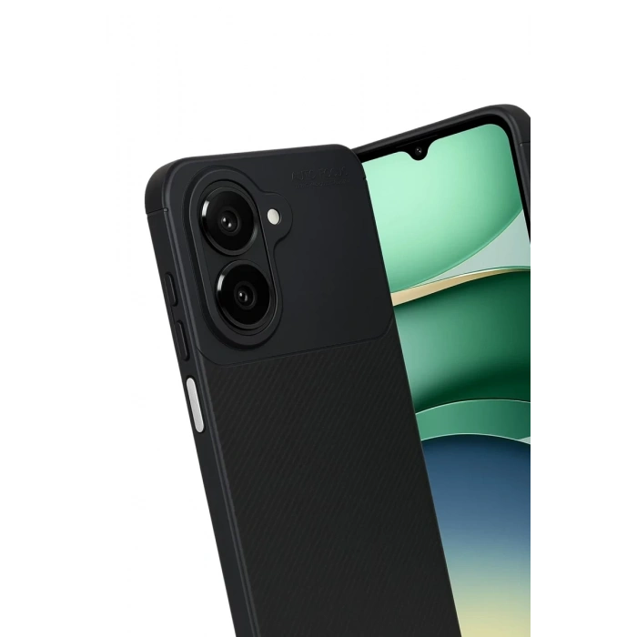 Samsung Galaxy A07 4G Uyumlu Auto Focus Karbon Kapak - Siyah