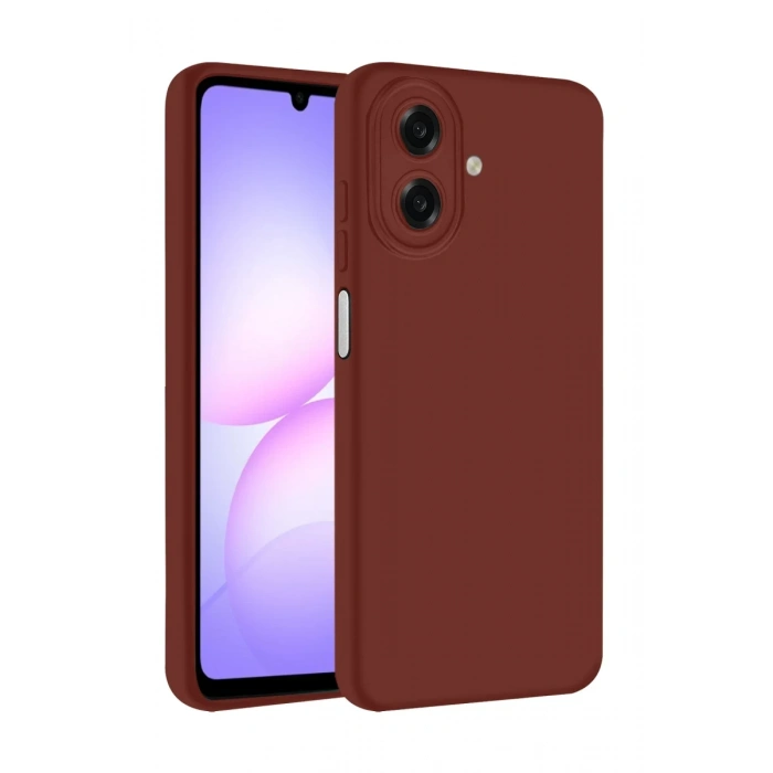 Samsung Galaxy A07 4G Uyumlu First Silikon - Bordo