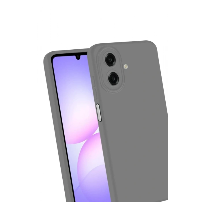 Samsung Galaxy A07 4G Uyumlu First Silikon - Gri