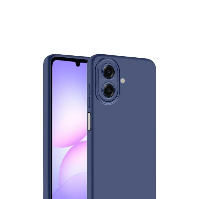 Samsung Galaxy A07 4G Uyumlu First Silikon - Lacivert