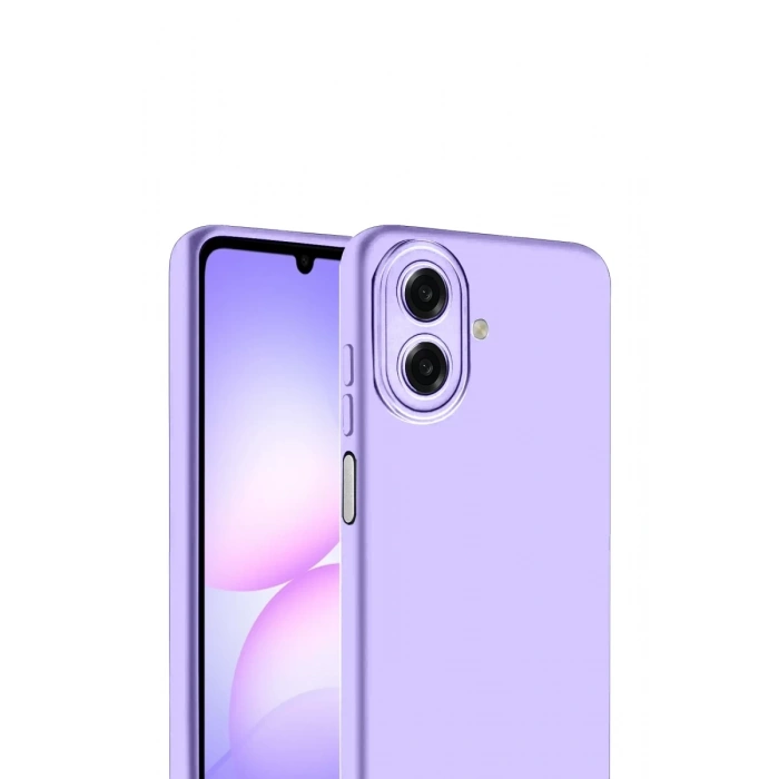 Samsung Galaxy A07 4G Uyumlu First Silikon - Lila